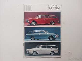 Dobové retro prospekty, manuály Ford Taunus, Cortina, Consul - 7