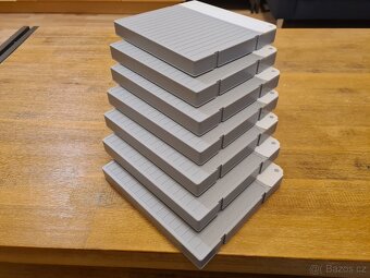 7 x ALU cívka UHER 18cm s páskou MAXELL v archivní krabici - 7