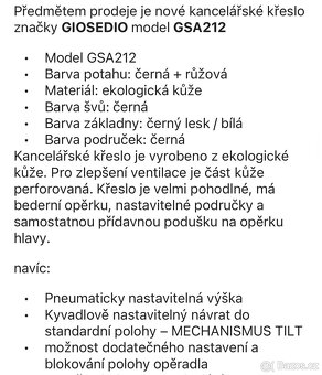 Kancelářská otočná zidle - 7