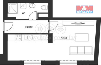 Prodej bytu 2+kk v Nýrsku, 35 m² , A1 - 7