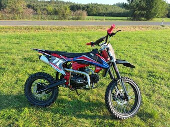 Pitbike Shark E-start 125ccm 17x14 červená - 7