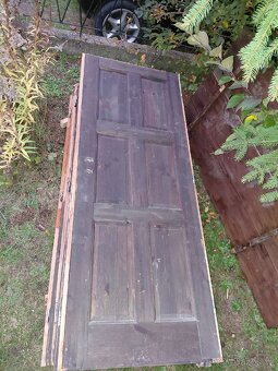 Dveře včetně zárubně (dřevo masiv) - 7