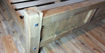 Nová trámová postel Oklahoma Rustik 180x200 - 7