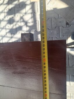 Vchodové venkovni dveře masivní dubové - 7