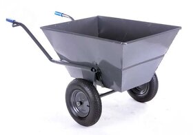 Vozík na krmení sklopný malovaný nosnost 300kg - 7