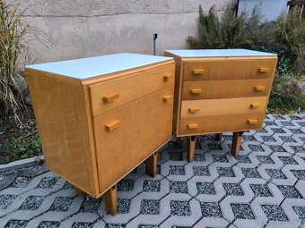 Retro noční stolky František Mezulánik - 70. léta - 7