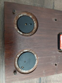 Nástěnné hodiny Weimar Quartz s barometrem-FUNKČNÍ - 7