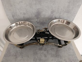Staré 5kg dvoumiskové váhy po renovaci. Nové nerezové misky. - 7