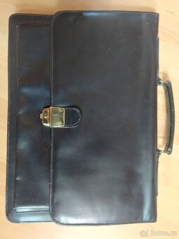 Staré kožene tašky , aktovky - 7