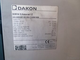 Automatický kotel DAKON DOR N 15 - 7