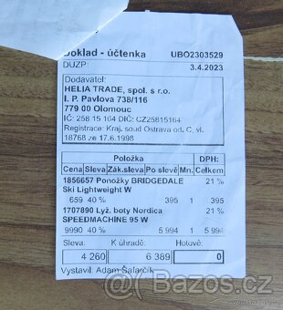 Dámské lyžařské boty Nordica Speedmachine vel. 24,5 cm - 7
