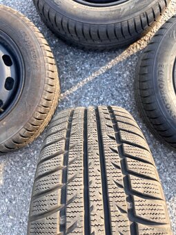 Zimní pneu TOMKET 195/65 R15 + plecháče 5x100 - 7