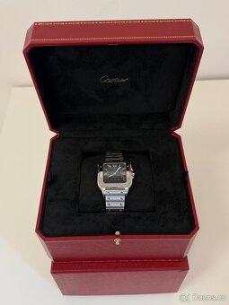 Cartier Santos Medium – modrý ciferník - 7