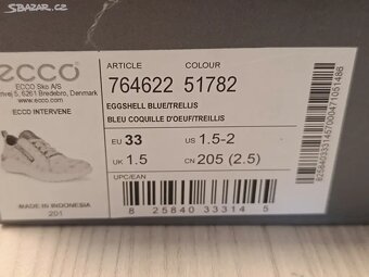 Nové dětské kožené boty Ecco vel. 32 a 33 - 7