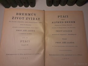Alfred Brehm, Brehmův život zvířat I.-IV. (11 svazků) 1926 - 7