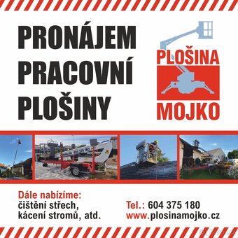Výškové práce, pronájem pracovní plošiny - 7
