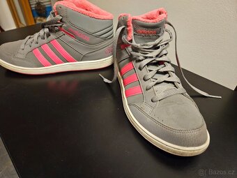 adidas - dětské dívčí kotníkové boty, velikost 37 - 7