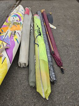 Windsurfing 3x plachta 2 x rahno, 3x ploutev - 7