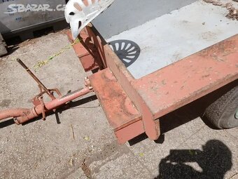 Prodam brzděný vozik k malotraktorům tera vari viz fota - 7