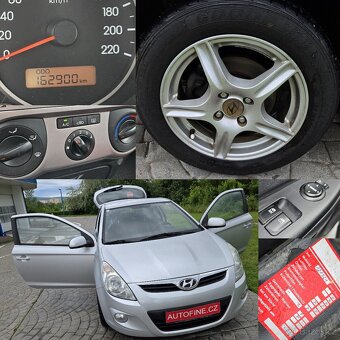 HYUNDAI i 20 1,3 16v KLIMATIZACE, ALU KOLA ROK VÝROBY 2009 - 7