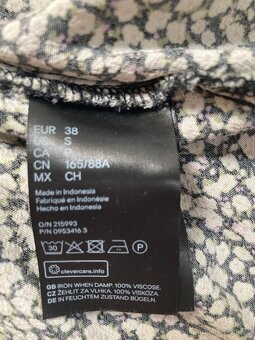 Dlouhé letní propínací viskózové šaty H&M (vel. 38), PC 1190 - 7