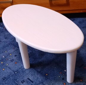 Oválný květinový stolek - 7