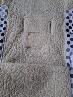 Vlněný fusak do kočárku - 7