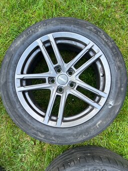 Prodám kompletní sadu alu kol 5x112/17 pneu 225-50-17 - 7