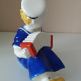 Stará porcelánová soška malého harmonikáře-značená Czechoslo - 7