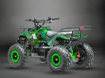Dětská elektro čtyřkolka Sonic 1000w 48V zelený maskáč - 7