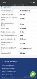 Brzdové kotouče BOSCH, brzd. třmeny Audi A4 - 7