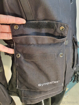 Mohawk MVS-1 Kůže Textil bunda na moto Harley XL - 7