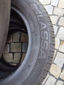 Zánovní 4ks 185/65/15 letní pneu Lassa 7mm+ - 7