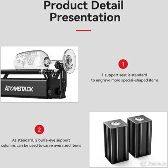 Rotační válec pro laserovou gravírku ATOMSTACK R3 Pro - 7
