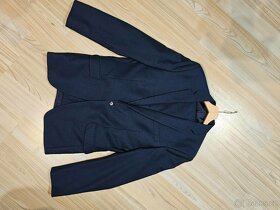 Značkový oblek modré barvy (taneční, maturita) vel. 182/48 - 7