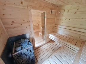 Oválná sauna s odpočívárnou - 7