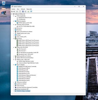 PC ASRock 970Pro3 s FX-4300 3,8 GHz/RAM 16 GB/GTX 1050/Win11 - 7