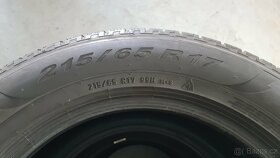 Zimní pneu kola 215 65 17 Pirelli zánovní 4 kusy - 7