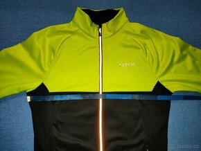 Softshellová cyklo bunda Otix Nao (neon-yellow-black, 2XL) - 7