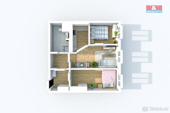 Prodej družstevního bytu 2+kk, 47 m², Teplice, ul.Pod Školou - 7