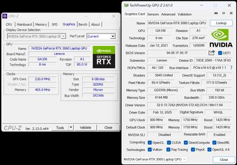 Herní notebook Lenovo Legion (RTX 3060 6GB 130W MUX Switch) - 7