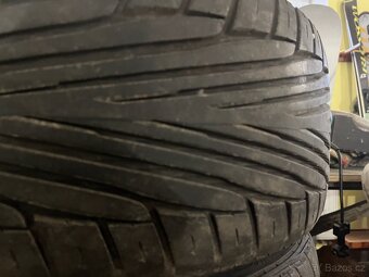 4x letní pneu 225/40 ZR 18W XL + disky, litá kola - 7