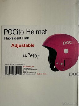 Dětská lyžařská helma POCito + brýle - 7