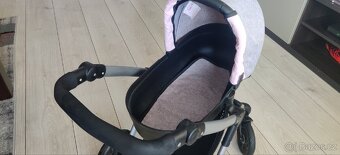 Kočárek bayer Design Style šedý/růžový - 7