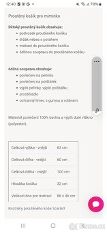 Proutěný košík pro miminko. - 7