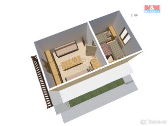 Prodej chaty, 45 m², Rabyně - 7