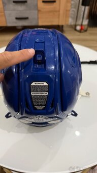 ✅ HOKEJOVÁ PROFI PRILBA - BAUER HYPERLITE = M - L = BLUE ✅ - 7