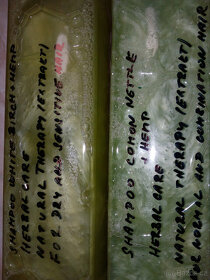 Domácí konopná kosmetika šampom,mýdlo,sprchový gel.aloa - 7