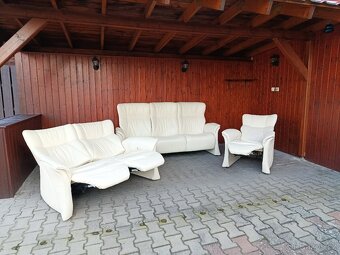 HIMOLLA kožená sedací souprava 3,2,1 - 7