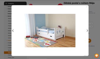 Dětská postel z borovice - 7